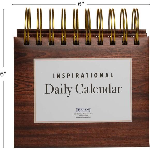 Global PrintedProducts Motivational &Inspirational Perpetual Daily Flip Calendar - Picture 4 of 6